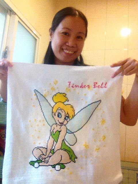 Disney Trilli Campanellino foto lavoro punto croce Fan su Facebook Remzkie Addle (1)