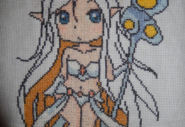 Janna personaggio League Of Legends schema ricamo punto croce Fan su facebook Anna Granata (1)