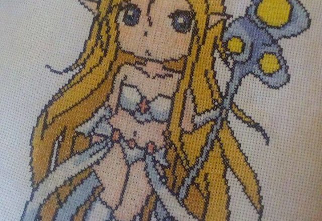 Janna personaggio League Of Legends schema ricamo punto croce Fan su facebook Anna Granata (2)