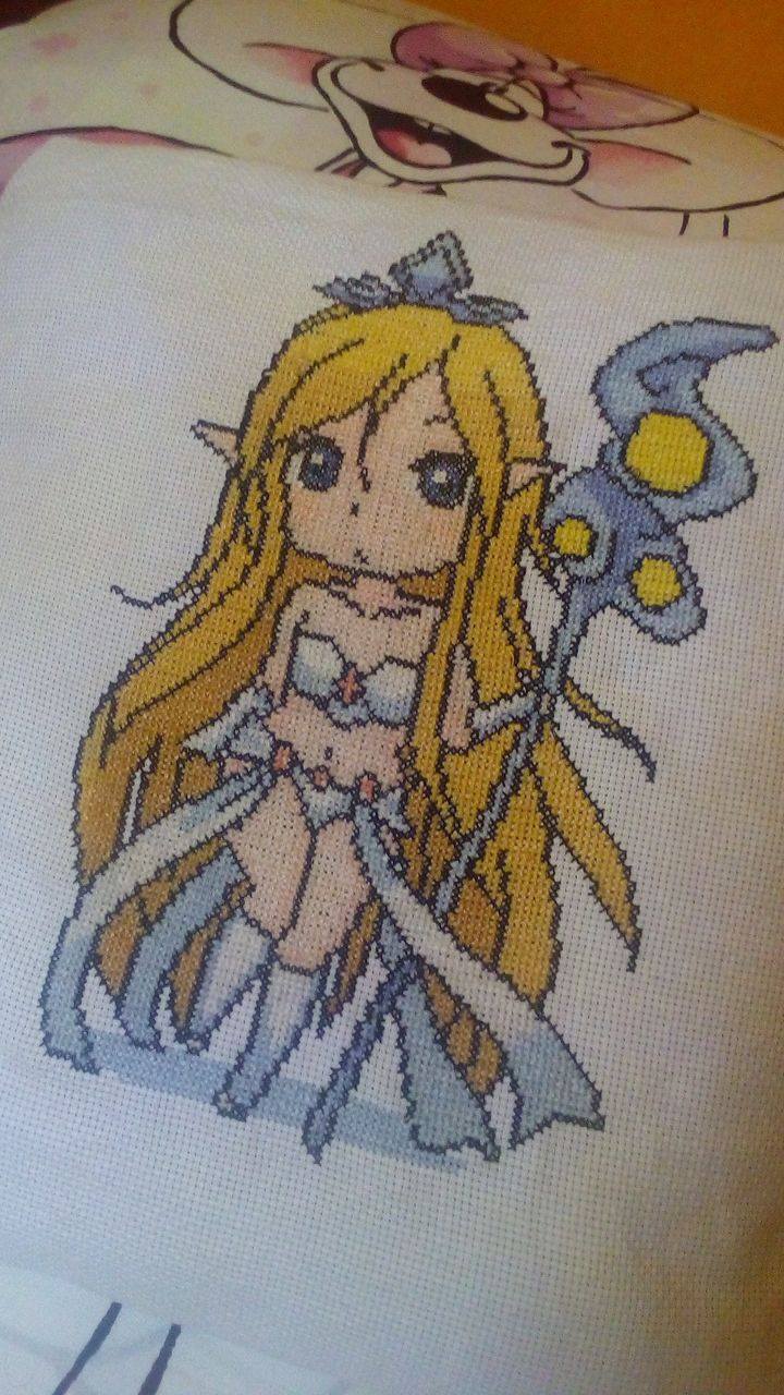 Janna personaggio League Of Legends schema ricamo punto croce Fan su facebook Anna Granata (2)