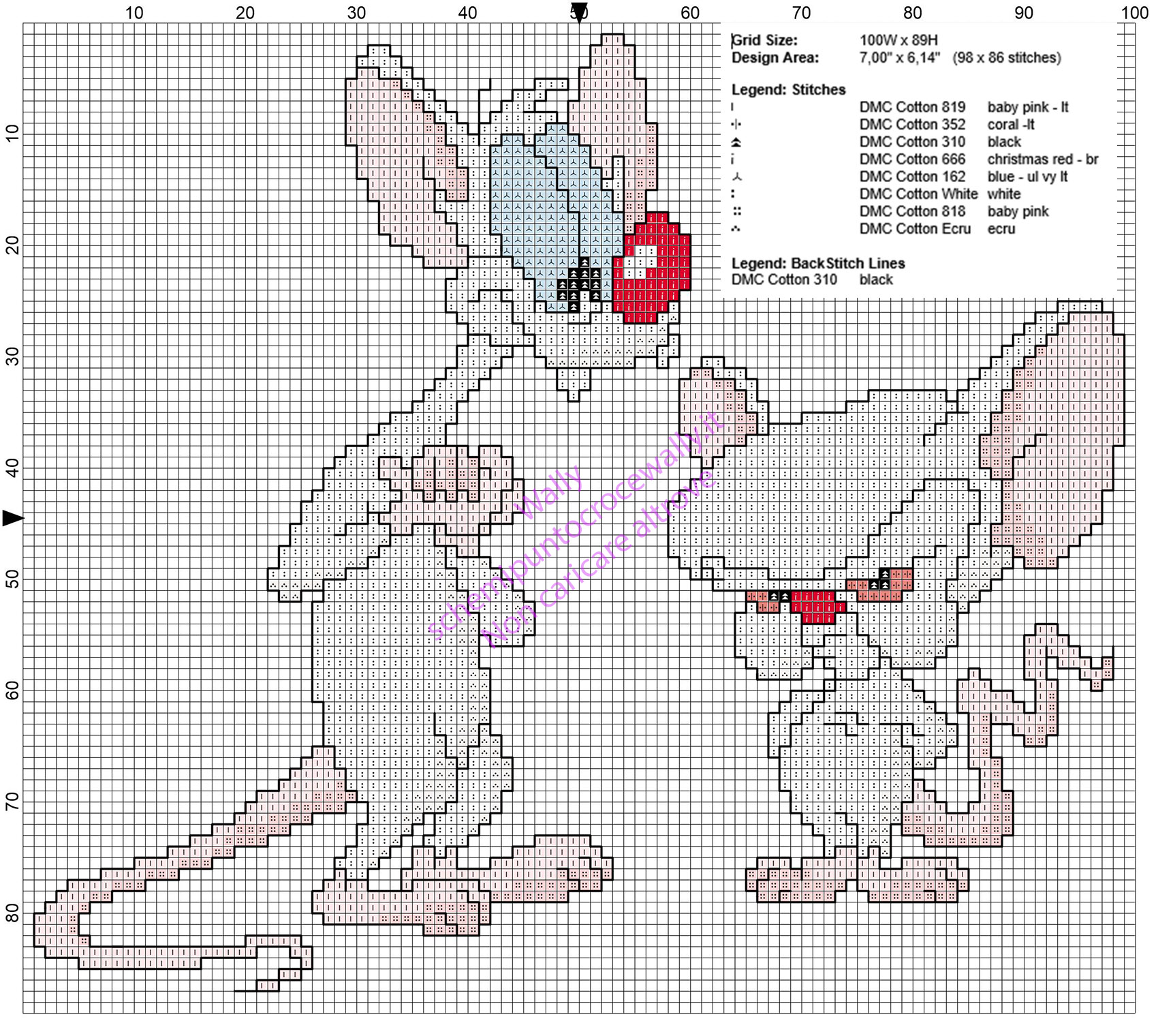 Mignolo e Prof_ schema punto croce gratis