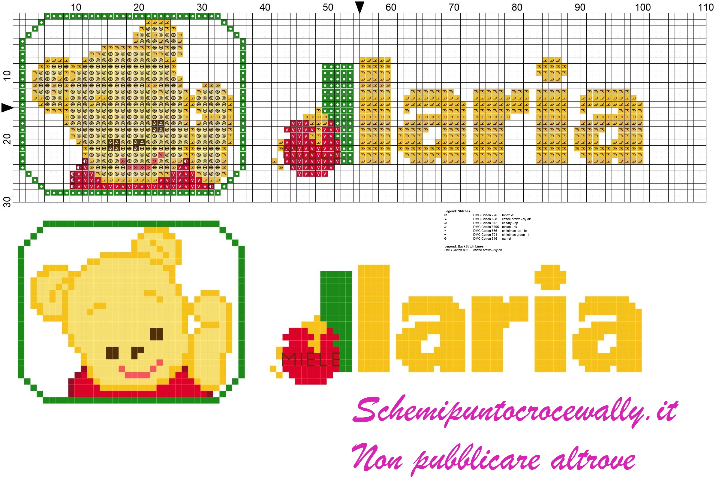 ilaria nome con baby winnie the pooh