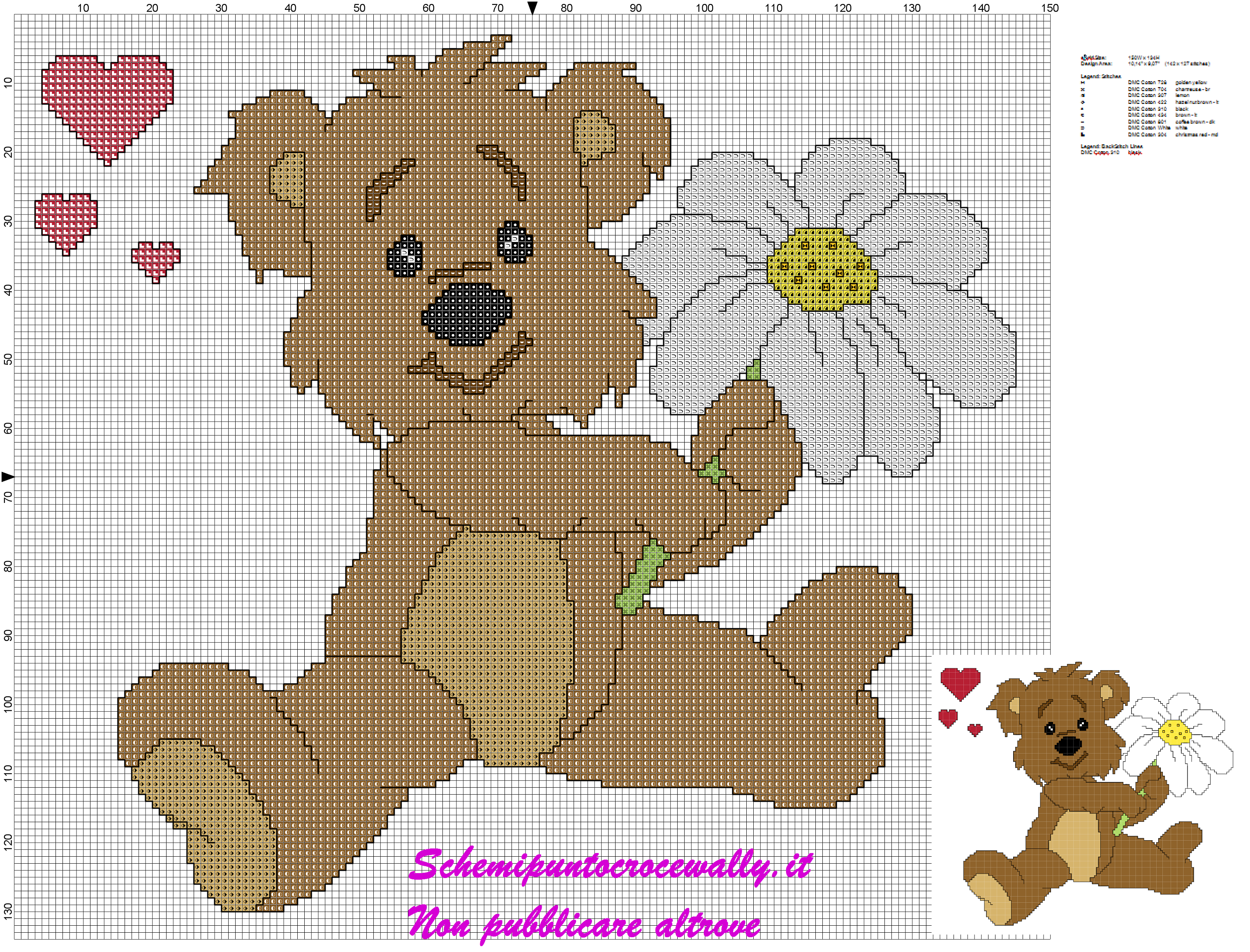 Schemi a punto croce gratis online: Schemi cross stitch Amore e San  Valentino