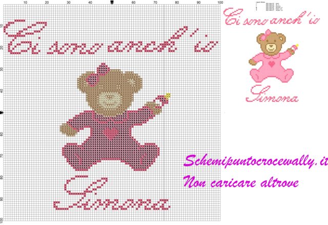 simona ci sono anch’ io schema tutina